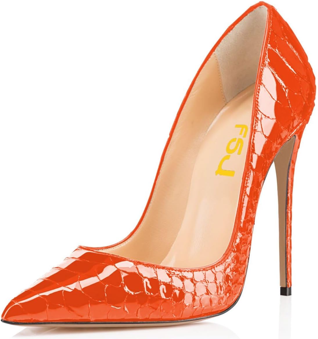 Women Formal Pointed Toe Pumps High Heel Sexy Stilettos Slip On Office Cute Evening Dress Shoes Size 4-15 US