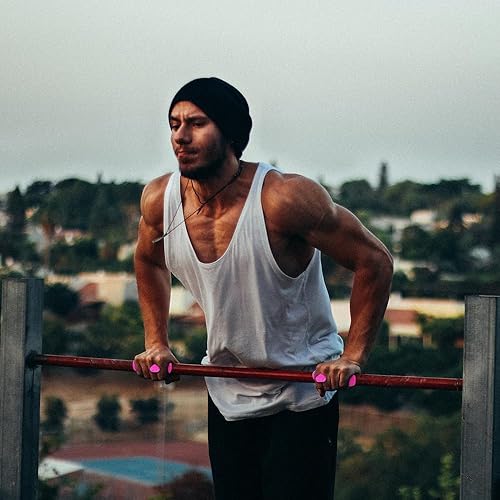 Miniatura 8 de Agarres antideslizantes ampliados de 2 generación  Guantes protectores de manos ergonómicos de silicona para levantamiento de pesas, dominadas,