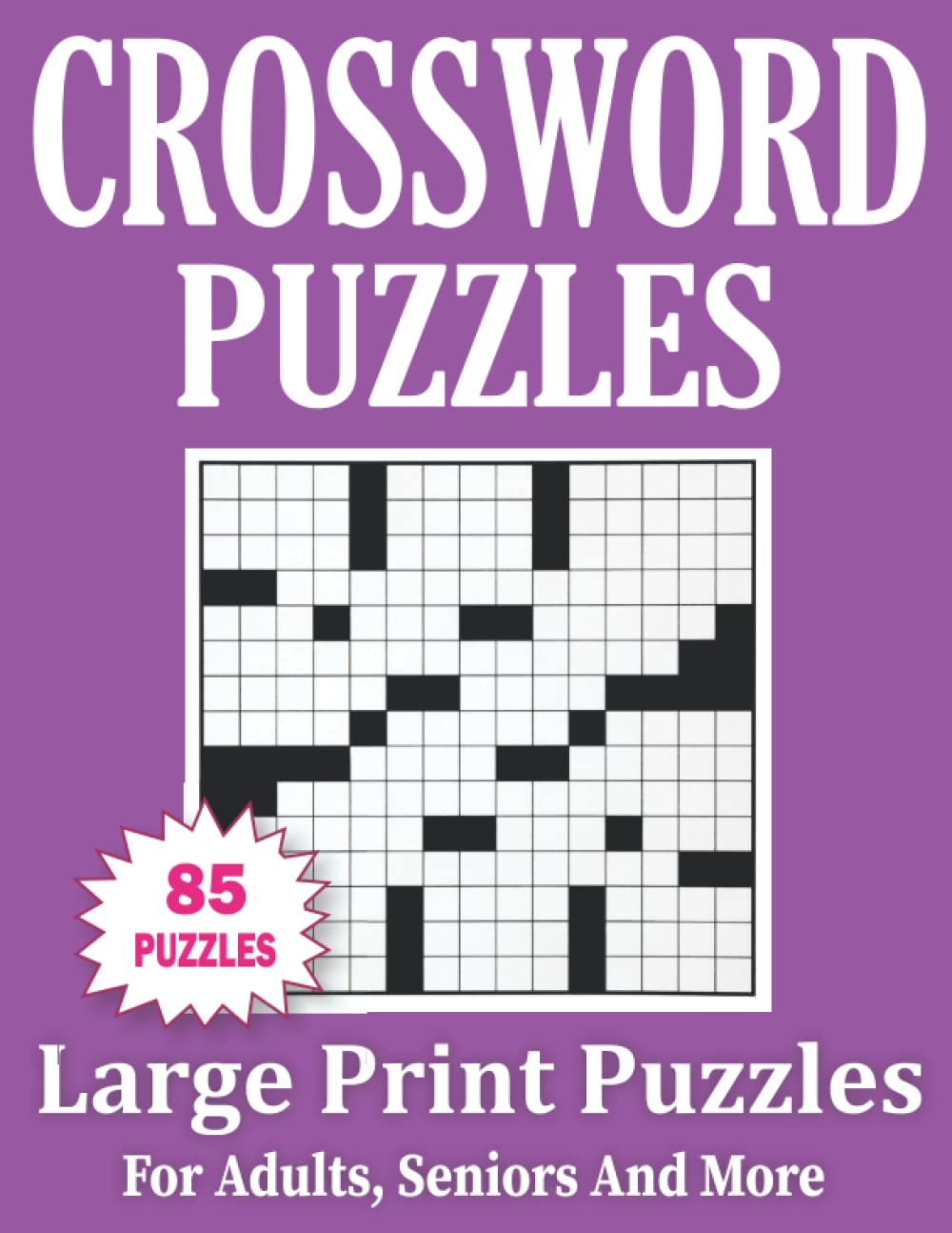 Large Print Crossword Puzzles: Crossword Book For Adults And Seniors Volume-6