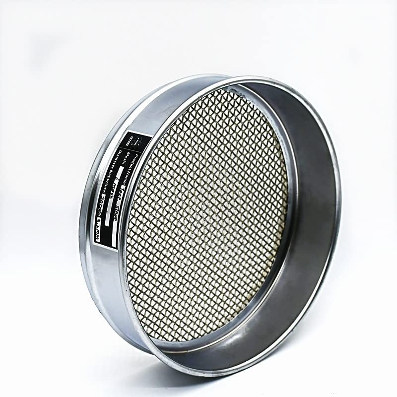 Tamis de laboratoire Sampling Inspection Pharmacopeia Standard Test Sieve 304 Susciter Filtre maillage chroming cadre R20CM ouverture 2-5 mm (Capacity : 6 mesh 3.2mm)