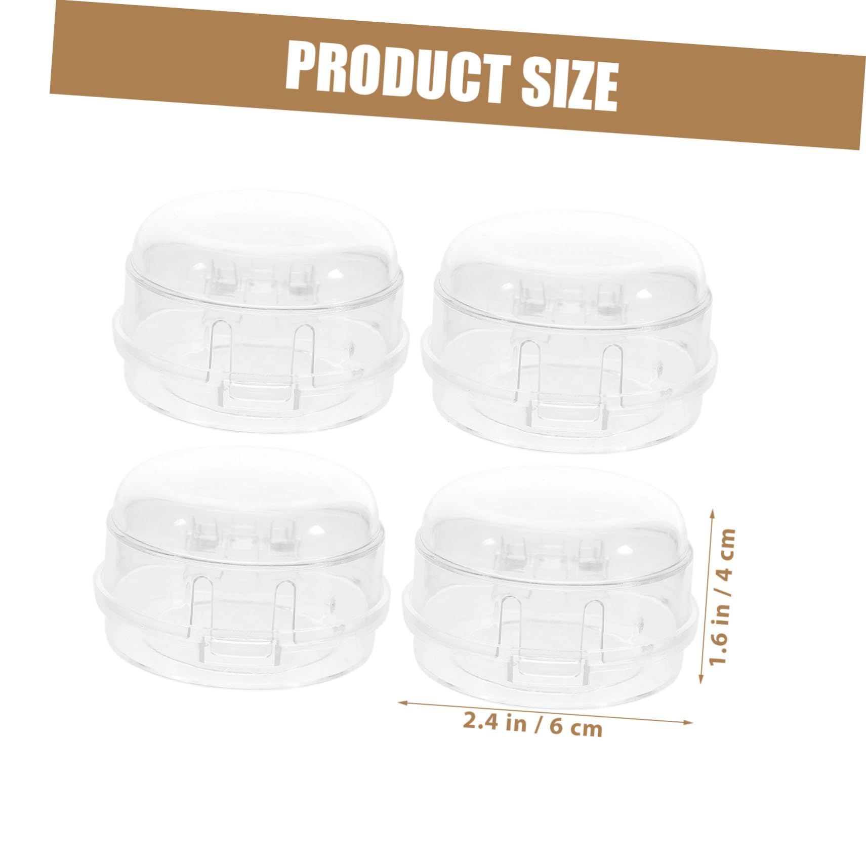 FOYTOKI Childproof Knob Covers for Gas Stove Pack Stove Knob Proofing Covers for Protection