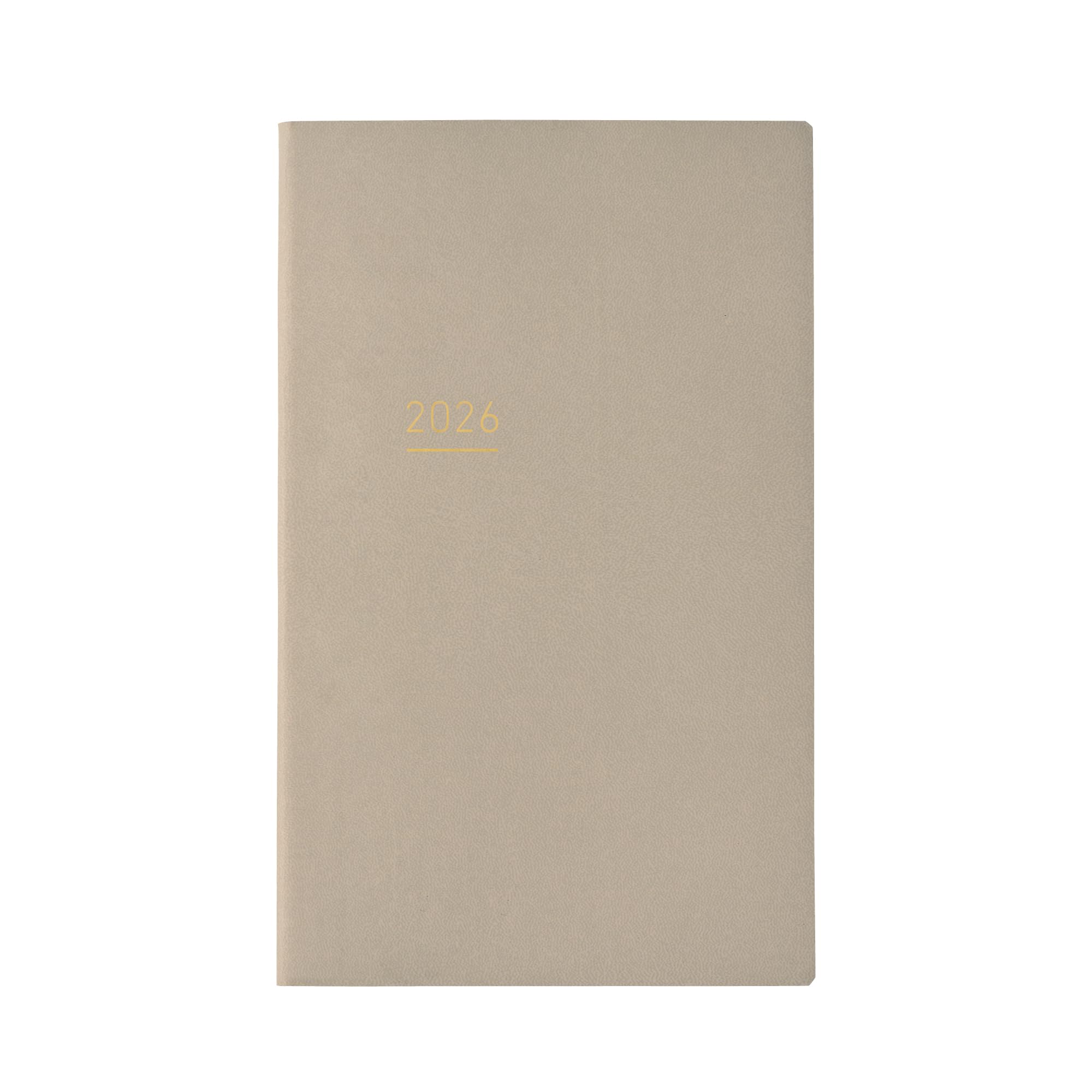 Kokuyo Jibun Techo Lite 2026 A5 Slim Weekly Planner Beige Japan