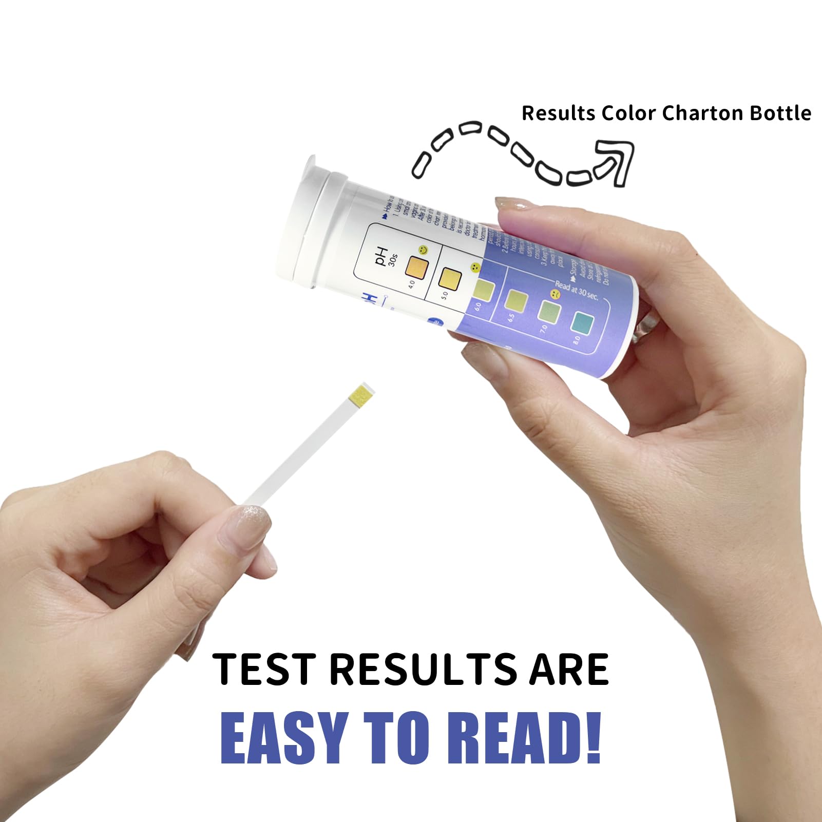 Bandelette pH (100 pièces) Test pH Féminin pour surveiller l’acidité précise et l’équilibre alcalinité