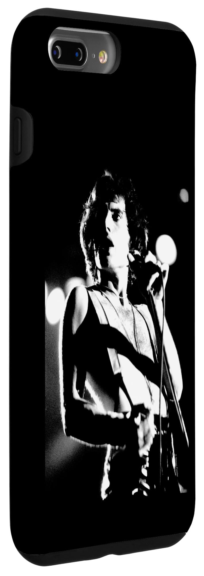 Queen Singer Freddie Mercury B&W Photo By Simon Fowler Case for iPhone 7 Plus/8 Plus - Image 3