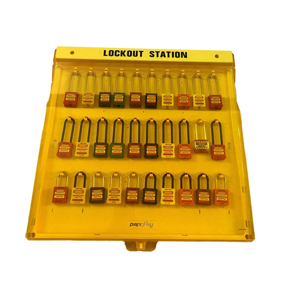 20 Lock Lockout Station - PS-LOTO-OPLS20 with goods
