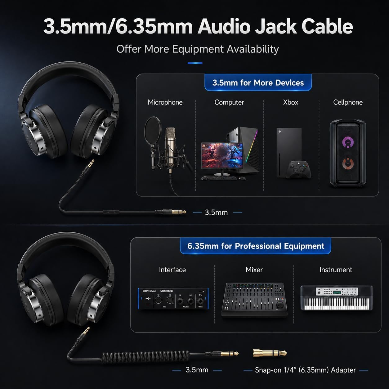 ❤DJ仕様で超高音質❣お洒落かつ高級感溢れるデザイン♪❤DJ用☆ヘッドホン Amazon.co.jp: Rumoon DJヘッドフォン オーバーイヤーヘッドホン