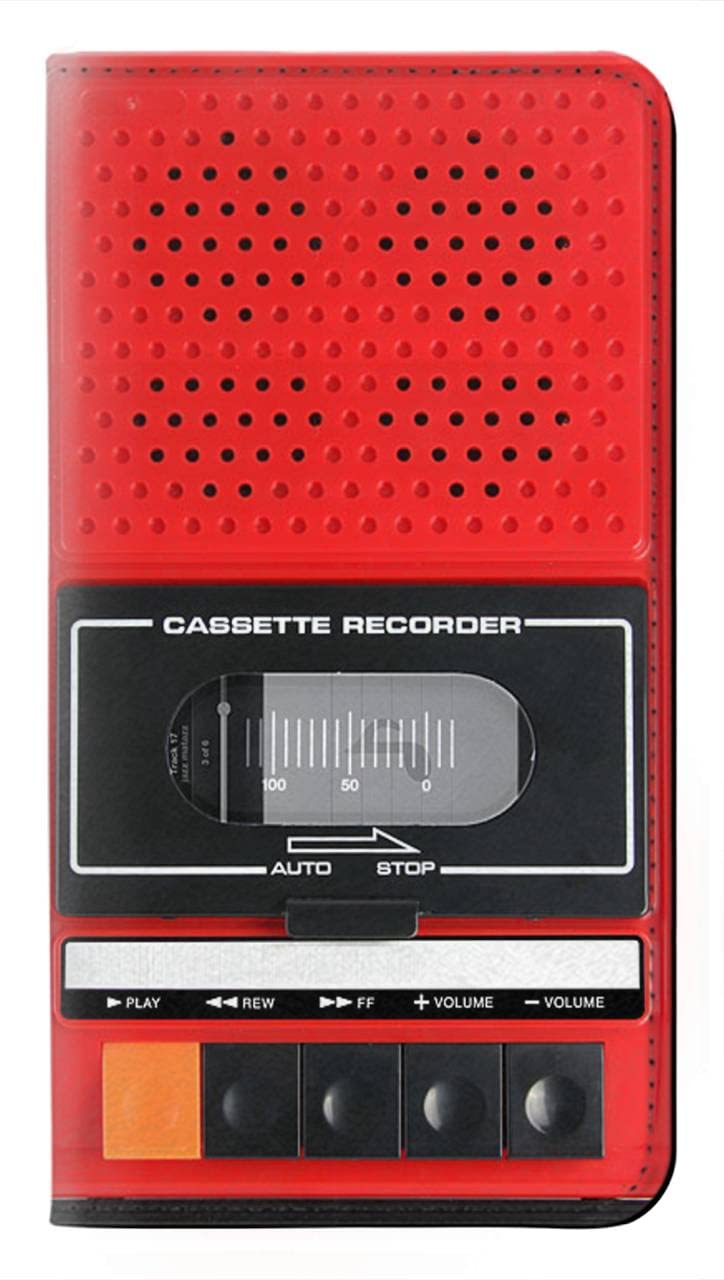 Housse cuir iPhone 17 étui graphique cassette flip case protection intégrale - 5