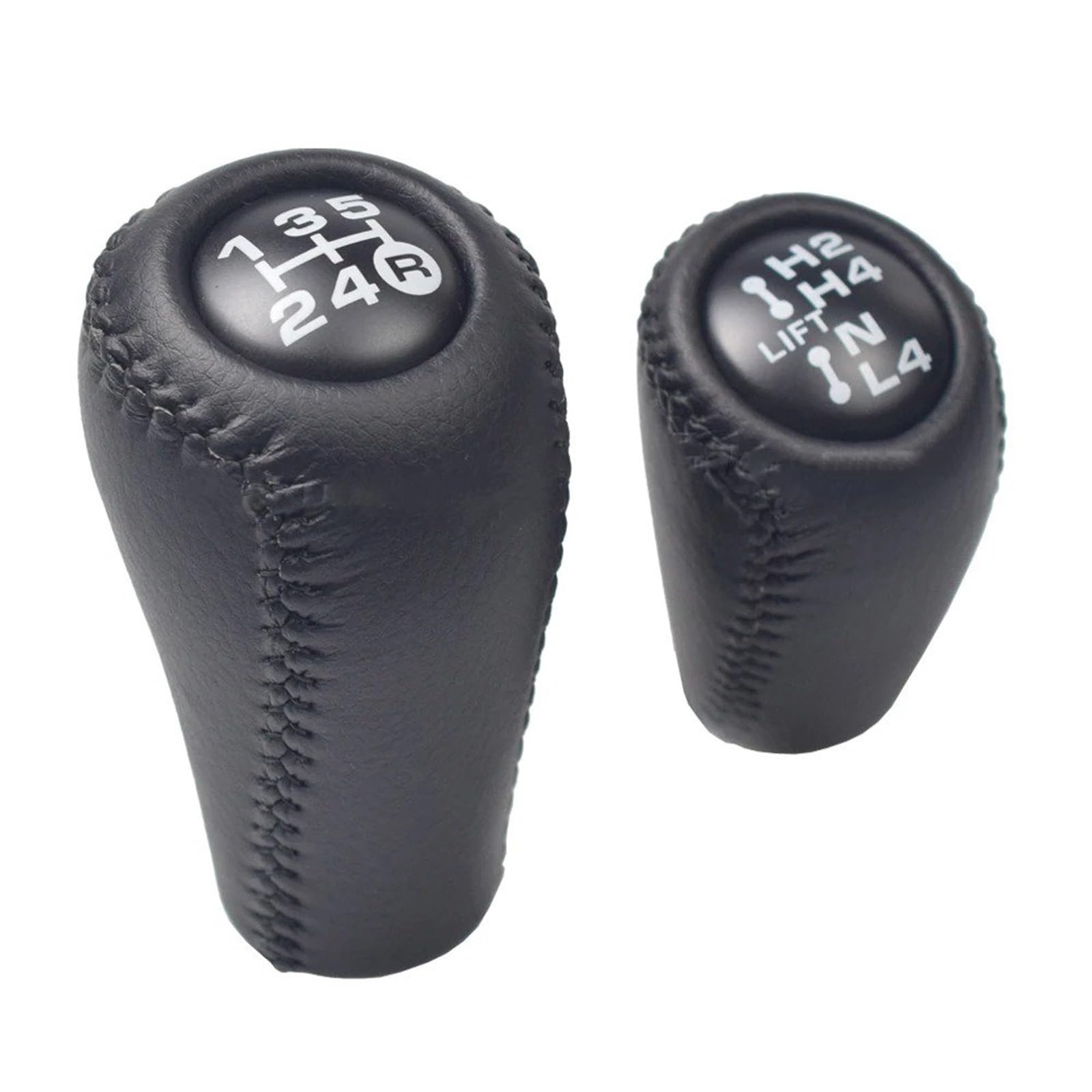 DWTNMEX Gear Shift Knob for Toyota for Land for Cruiser FJ70 FJ76 FJ78 FJ79 LC70 LC71 LC76 LC79 Manual Transmission+Transfer Gear Shift Change Lever Knob Handball(Pair)