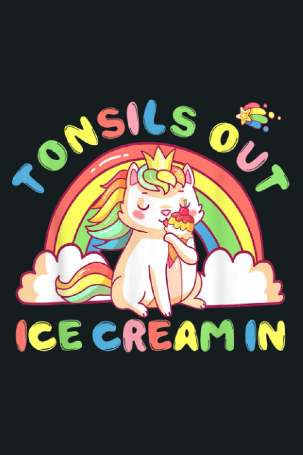 Tonsil Out Ice Cream In Tonsil Removal Surgery Recovery Gift: Notebook Planner - 6x9 inch Daily Planner Journal, To Do List Notebook, Daily Organizer, 114 Pages
