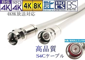 Amazon | 国内資材メーカー製 テレビ アンテナケーブル 50cm