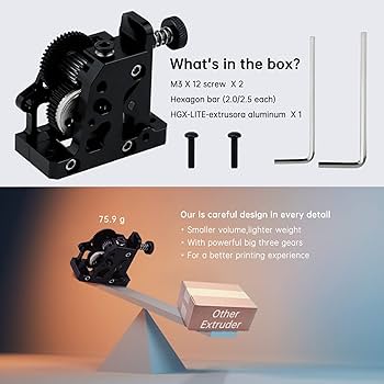 Amazon.com: HGX-LITE Extruder All Metal Hardened Steel