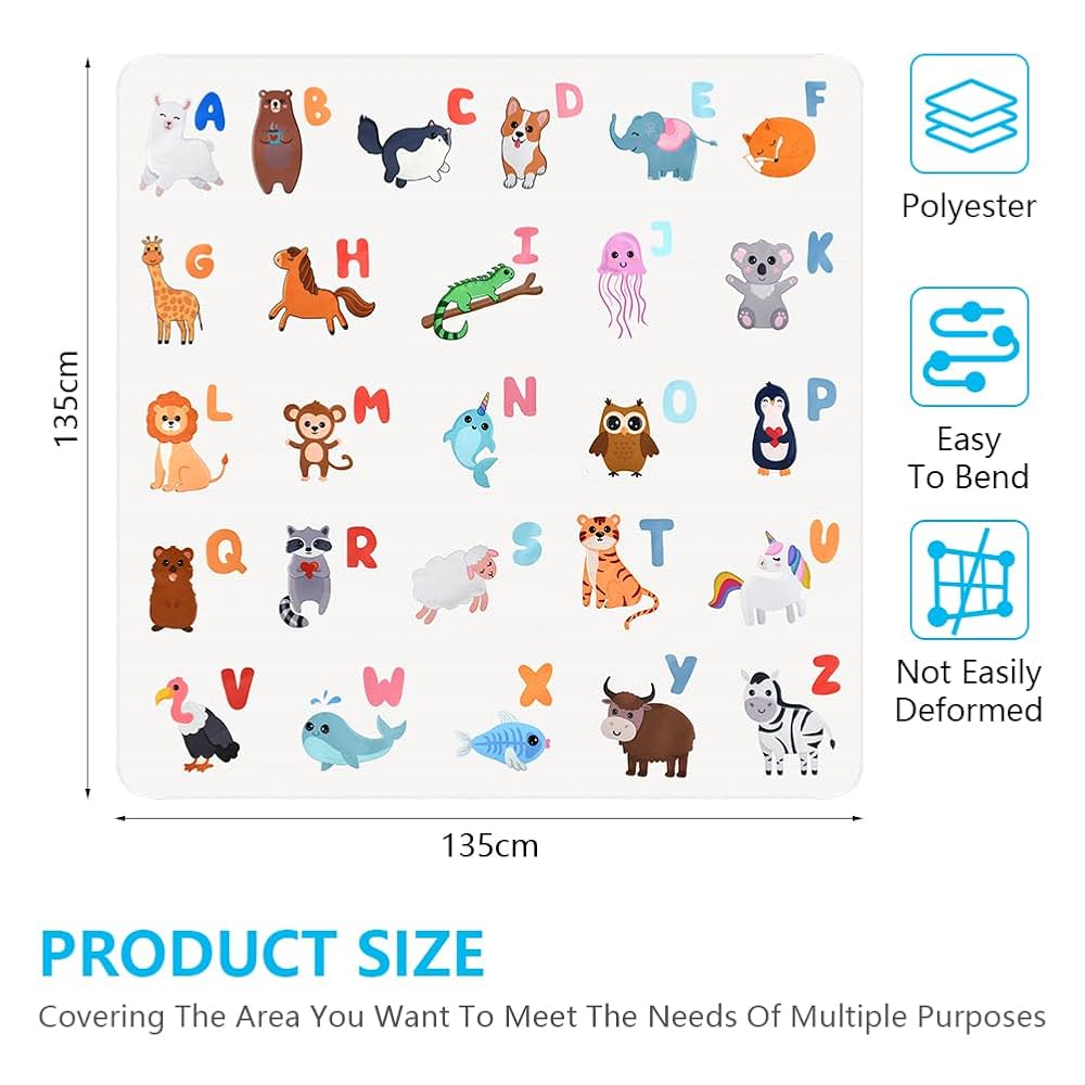 Easy Cleaning Baby Splat Mat Waterproof High Chair Floor