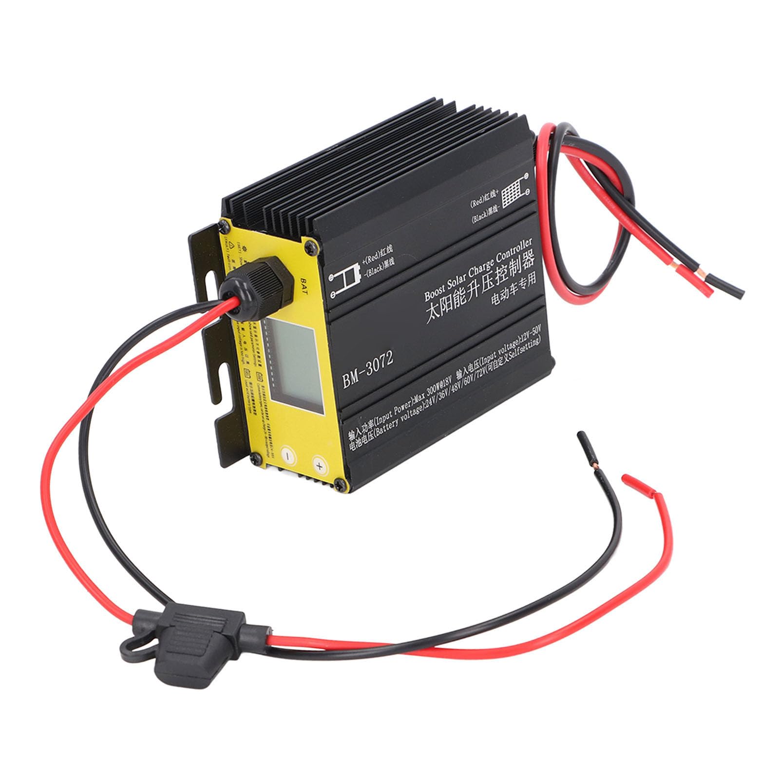 MPPT Boost Solarladeregler 16A 12V-50V 300W für mit Säuregel überflutete Batterien 24V 36V 48V 60V 72V
