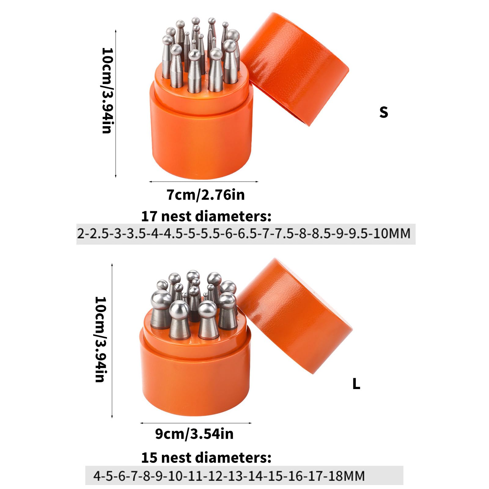 Set punzoni per artigianato per gioielli Set punzoni per lavorazione dei metalli Struttura in acciaio resistenza adatto per strumenti creazione gioielli complessi