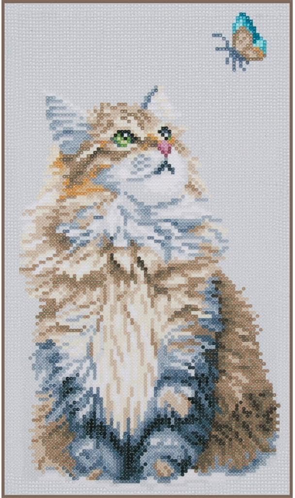 Vervaco Diamond Painting Kit Forest Cat