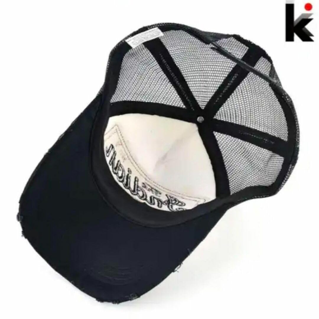 Amazon.co.jp: 849 アメカジ メッシュ キャップ ブラック ヴィンテージ