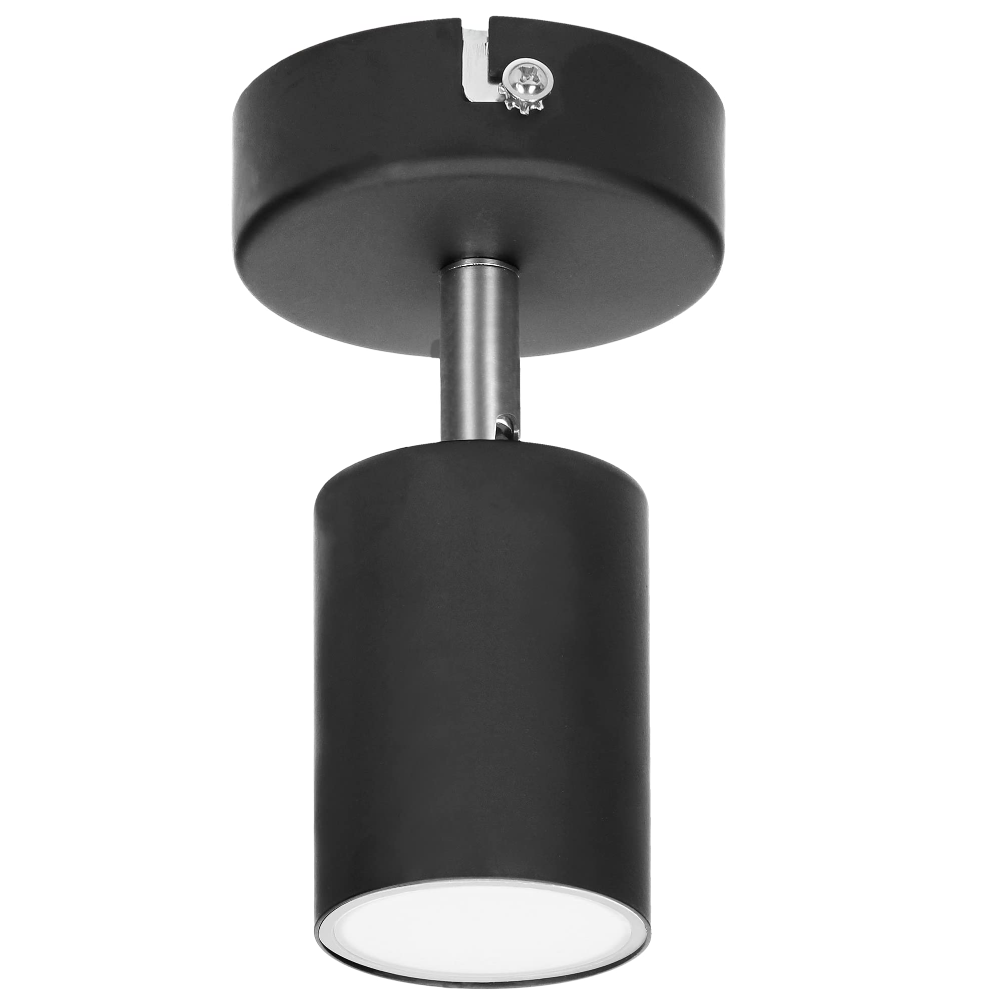 ODDY FARETTO QUADRATO DA SOFFITTO O PARETE ORIENTABILE IN METALLO BIANCO O NERO LAMPADINA ATTACCO GU10 Perenz - Shop Online