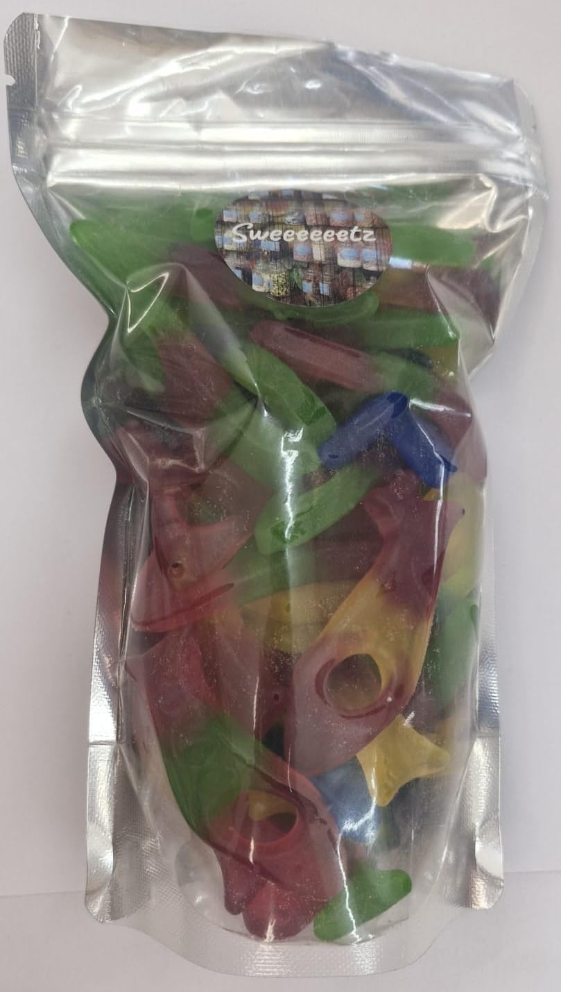 SWEEEEEETZ - Vegan Funky Freaky Fish - Pick and Mix Sweets - 1Kg Resealable Pouch