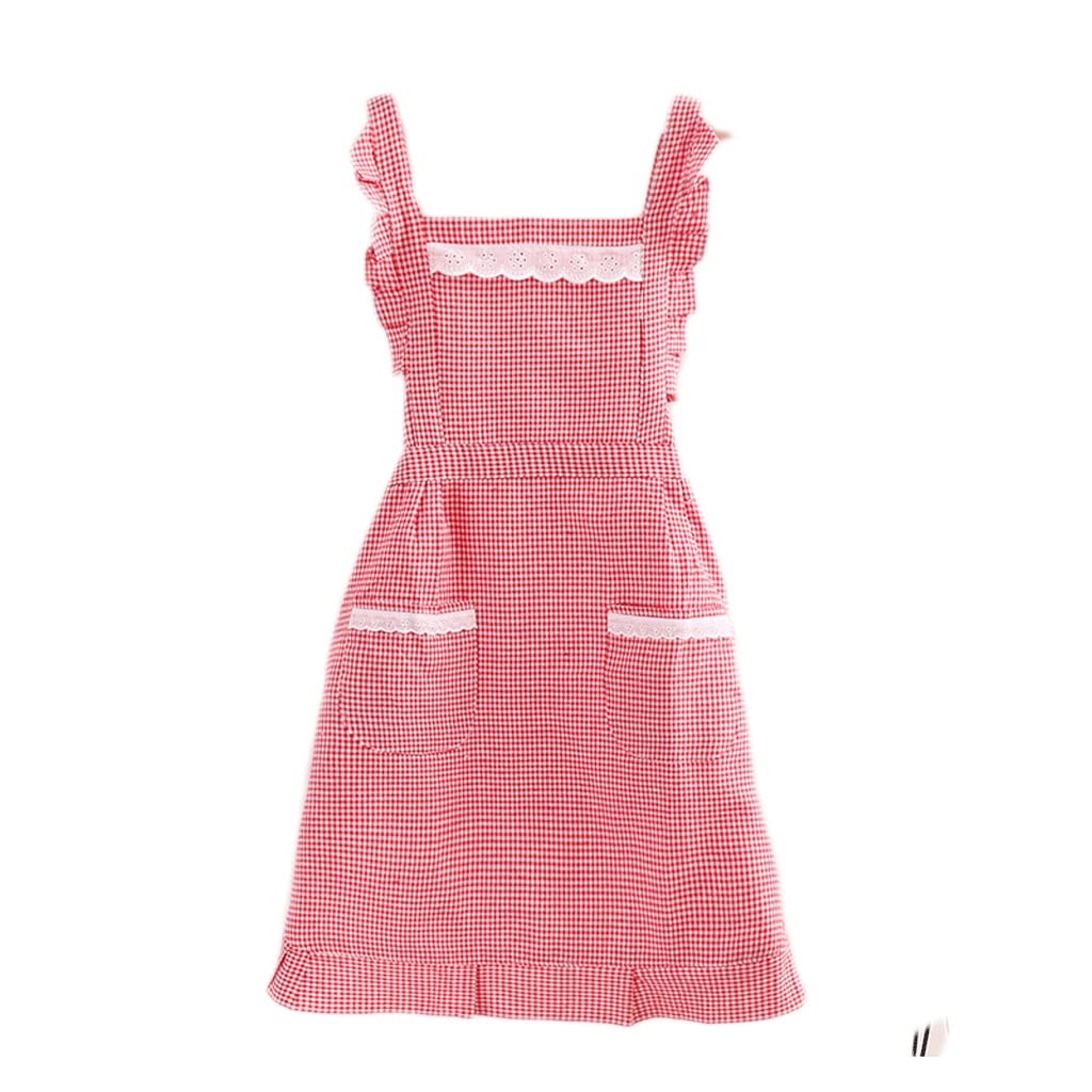Tablier de cuisine SSDD rose pour protéger vos vêtements des taches pendant la cuisson