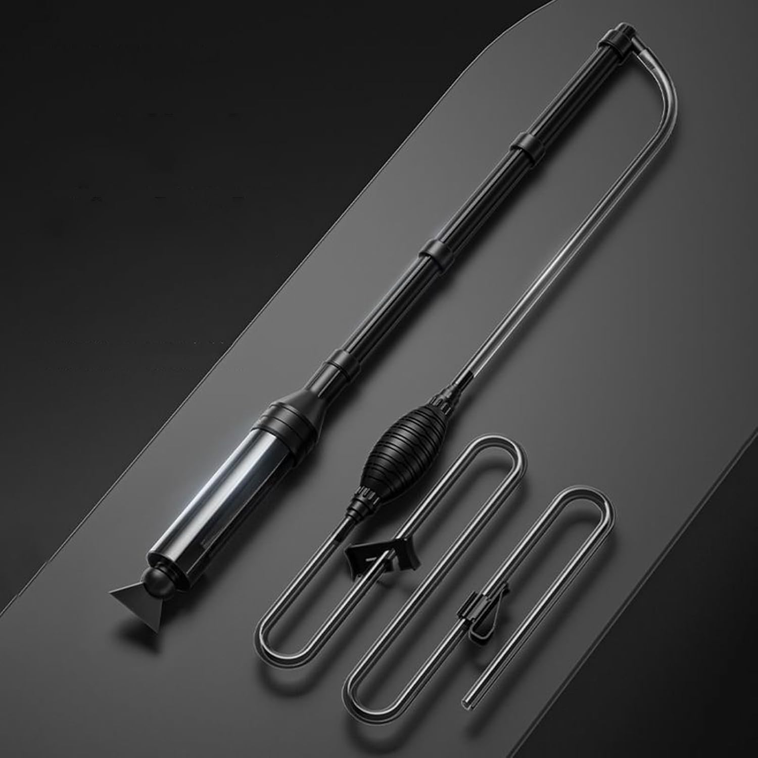 Fish Tank Cleaner with Thickened Airbag, Hand Siphon Hose, Vacuum Water Changer Sand, for Fish Tank Cleaning Gravel & Sand