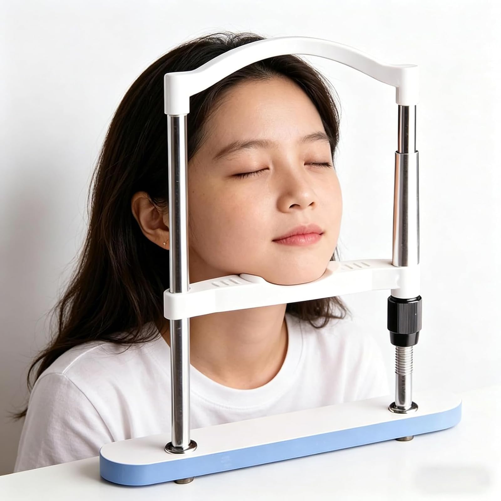 Adtzpc Vision Training Forehead Brackets With Lifting And Lowering Adjustment Knob, Chin Rest Forehead Support Optometry Accessories, 135-235mm Height Adjustment, For Optical Shops, Vision Care