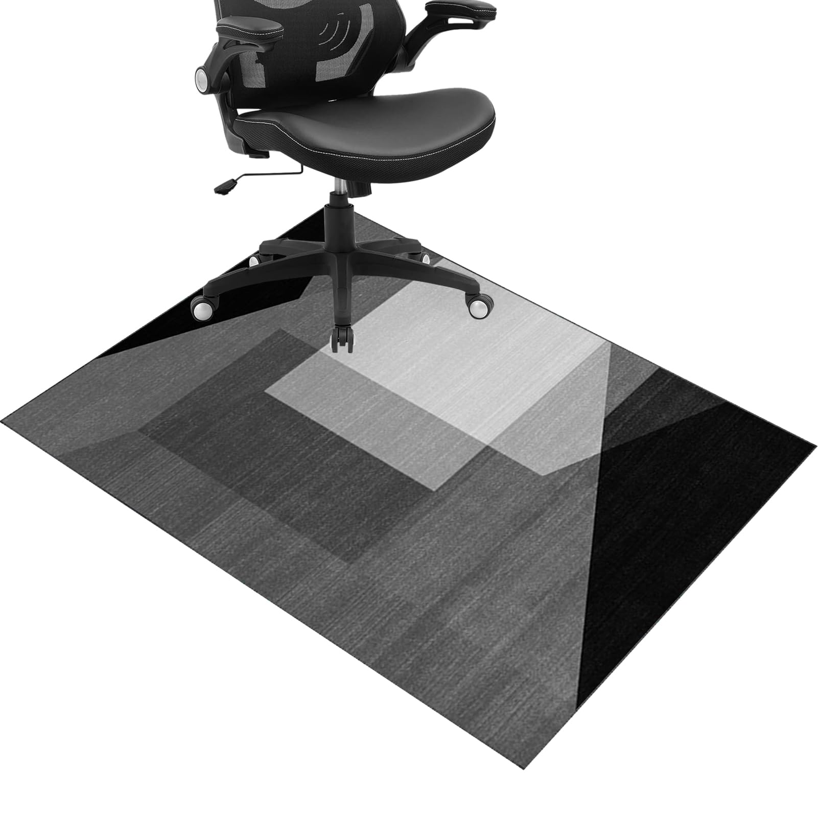 Office Chair Mat for Carpeted Floor, Computer Gaming Chair Mat, Heavy Duty Carpet Protector Chair Mat for Easy Glide, Carpet Chair Mats, Hardwood Floor Protector Mat for Home and Office 140 x 160 cm
