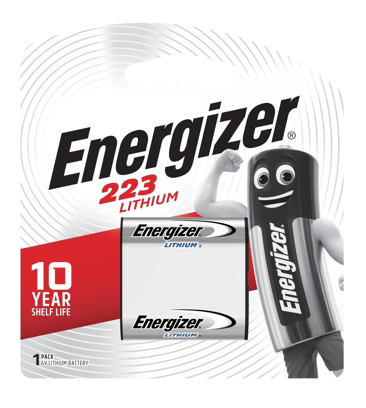Energizer 223 Lithium Battery Pack of 1