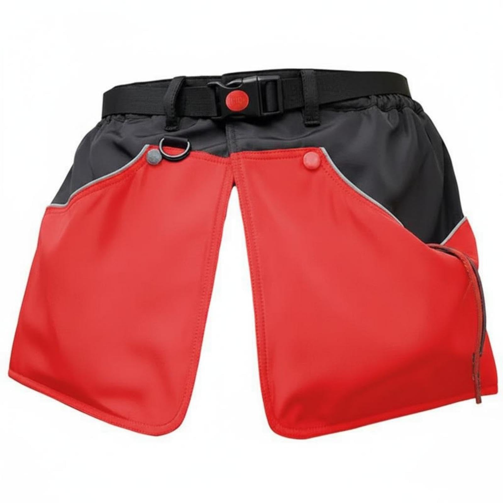 Dog Training Apron Multiple Pockets Waist Belt Apron Split-Front Dog Training Pouch for Trainers L-image-0
