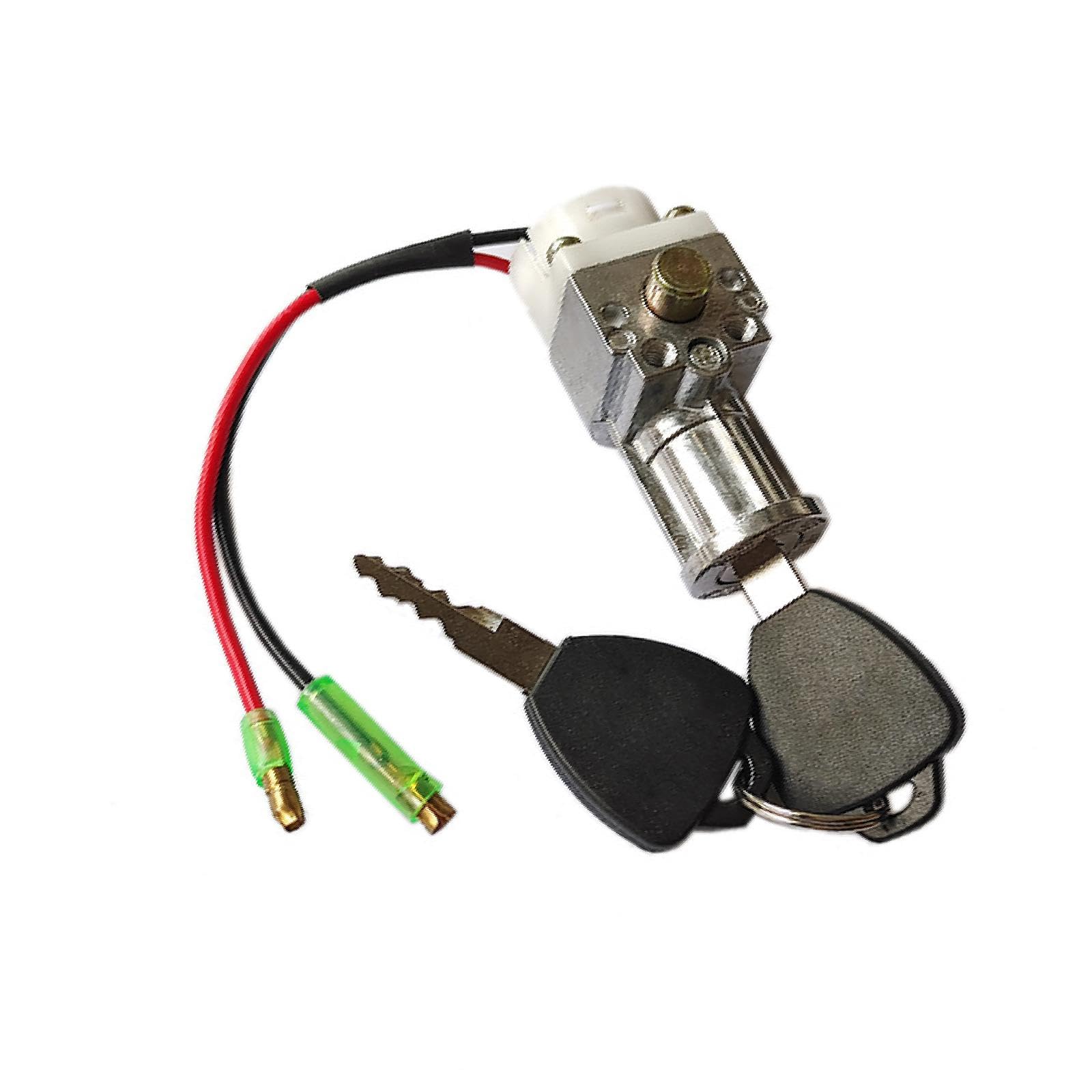 Battery Box Safety Lock Motorcycle Battery Locks Tricycle with 2 Key Universal Performance Waterproof Battery Cylinder Lock