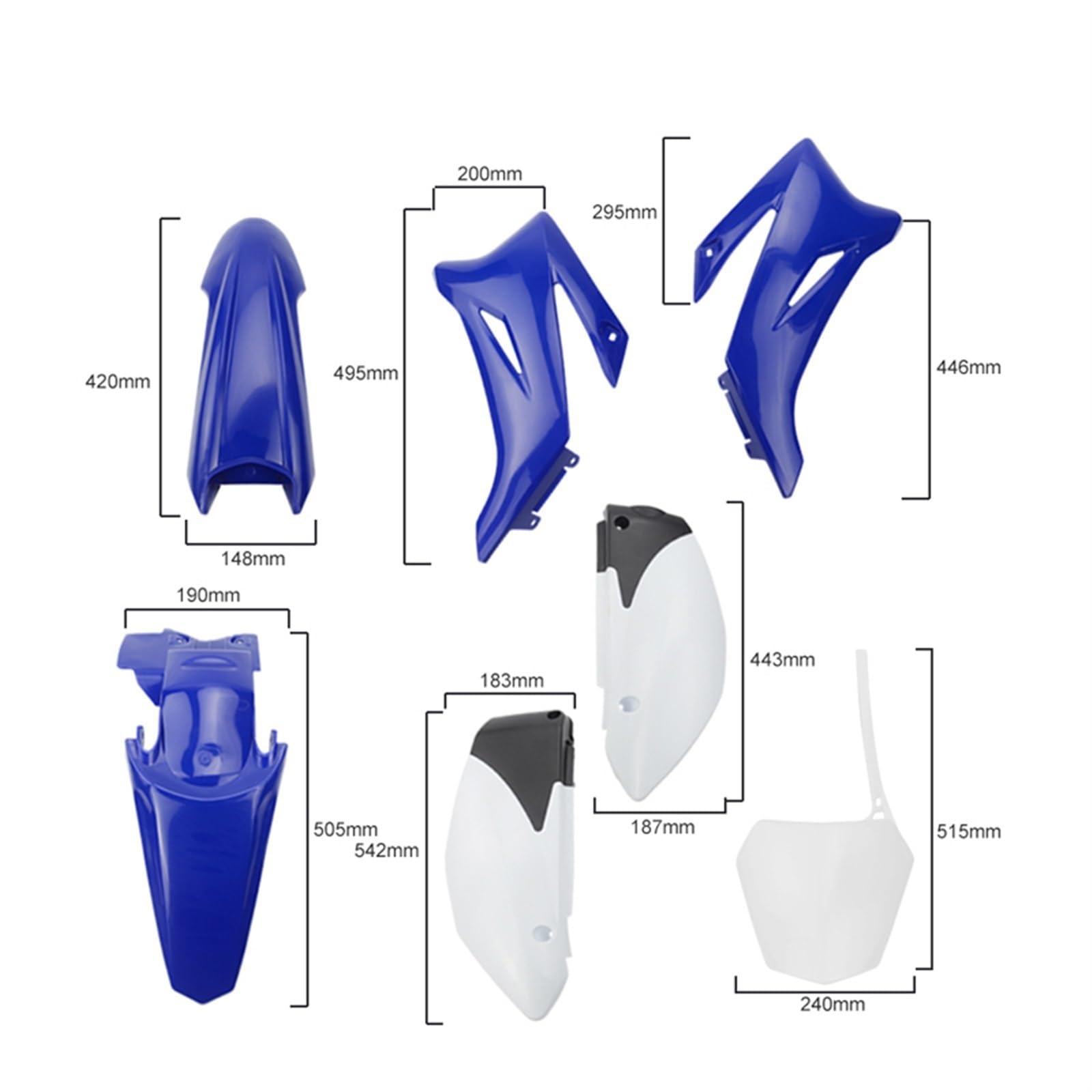 TTR110 Set di kit di copertura del corpo della carenatura della
