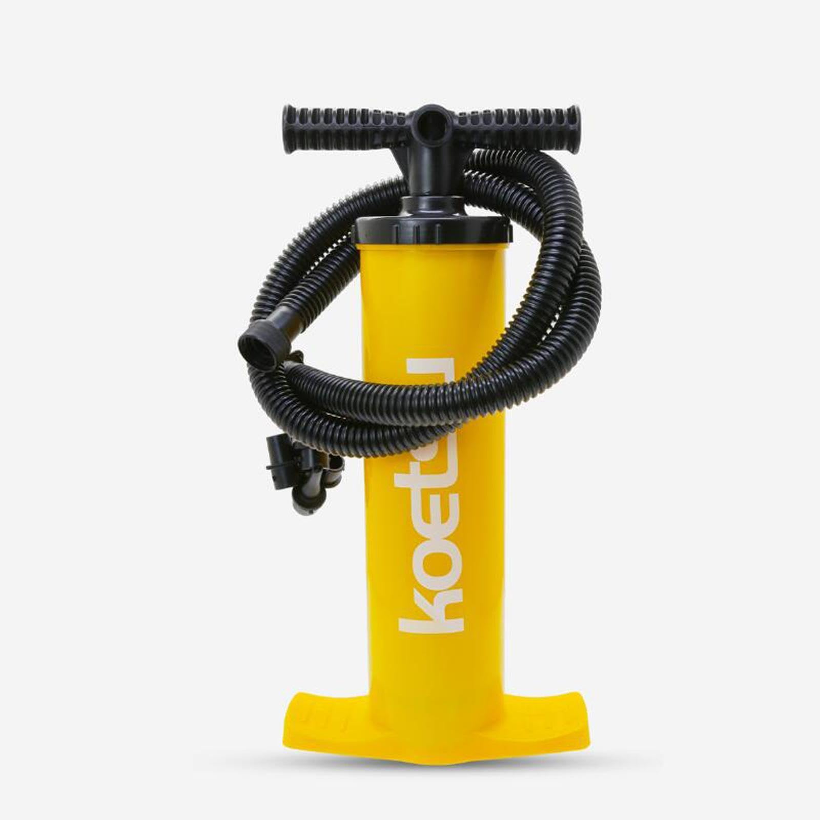 CAQYPVH Kayak Air Pump Manual Pump Accessory Paddleboards, Stand Up Paddle Boards Lightweight Inflation Versatile Compact Hand Pump, Yellow 4L Double Way