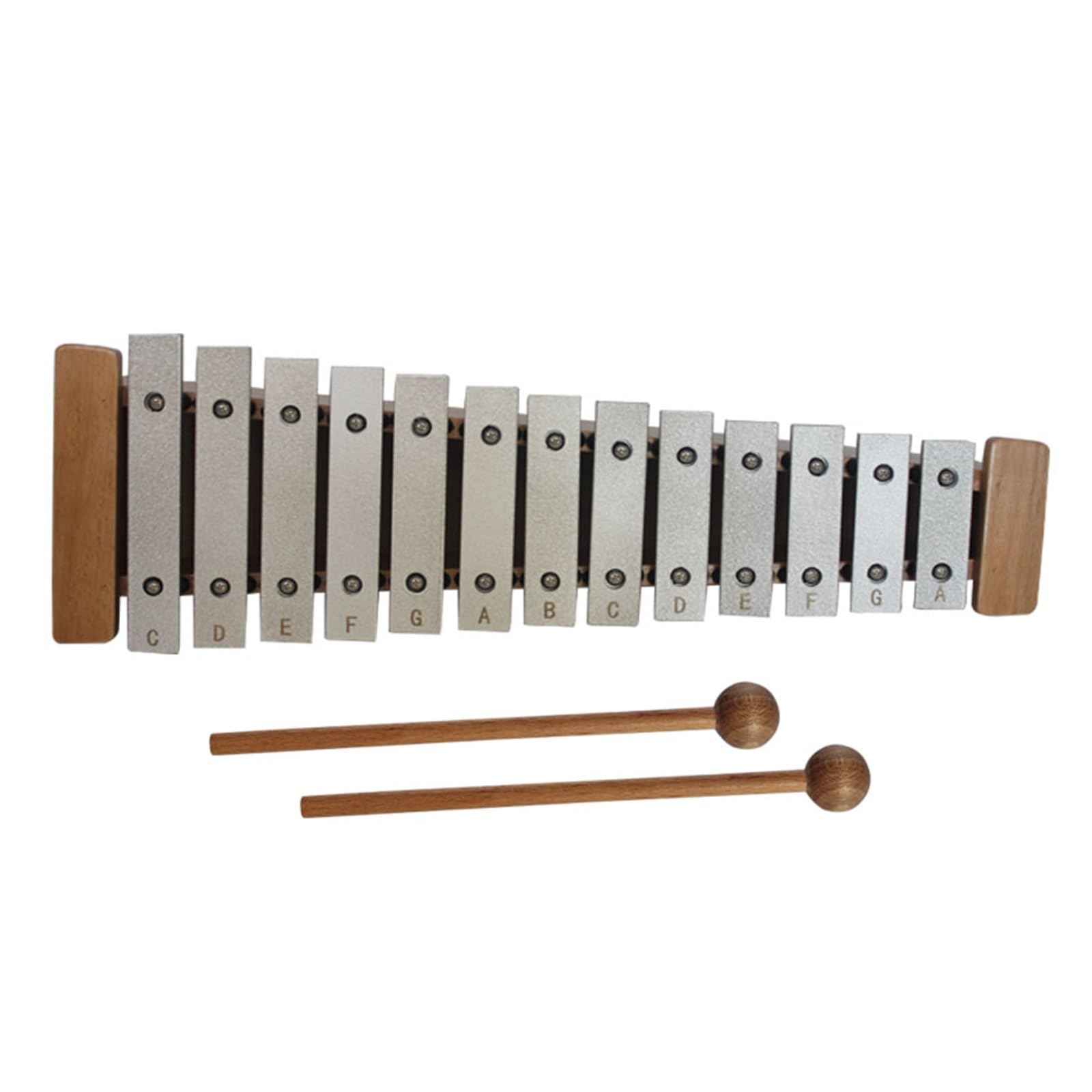xilófono Instrumento De Percusión De Piano De Aluminio, Madera De Haya, 13 Tonos, Profesional, Música De Carillón, Piano Para Golpear A Mano