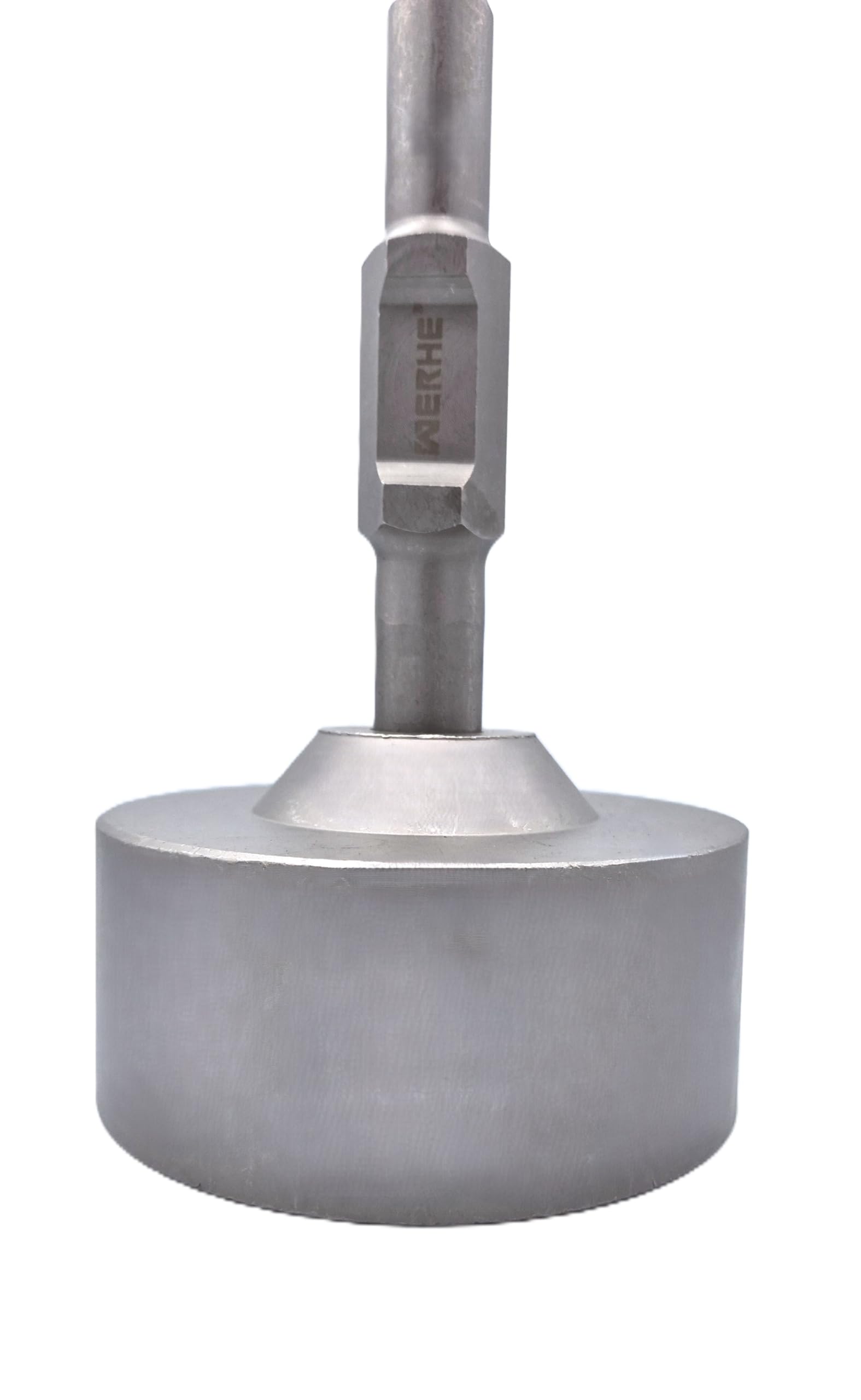 WERHE Pfahlramme HEX30 Ø125mm Edelstahl Rammbär für Zaunbau Solaranlagen 145 x 250 mm