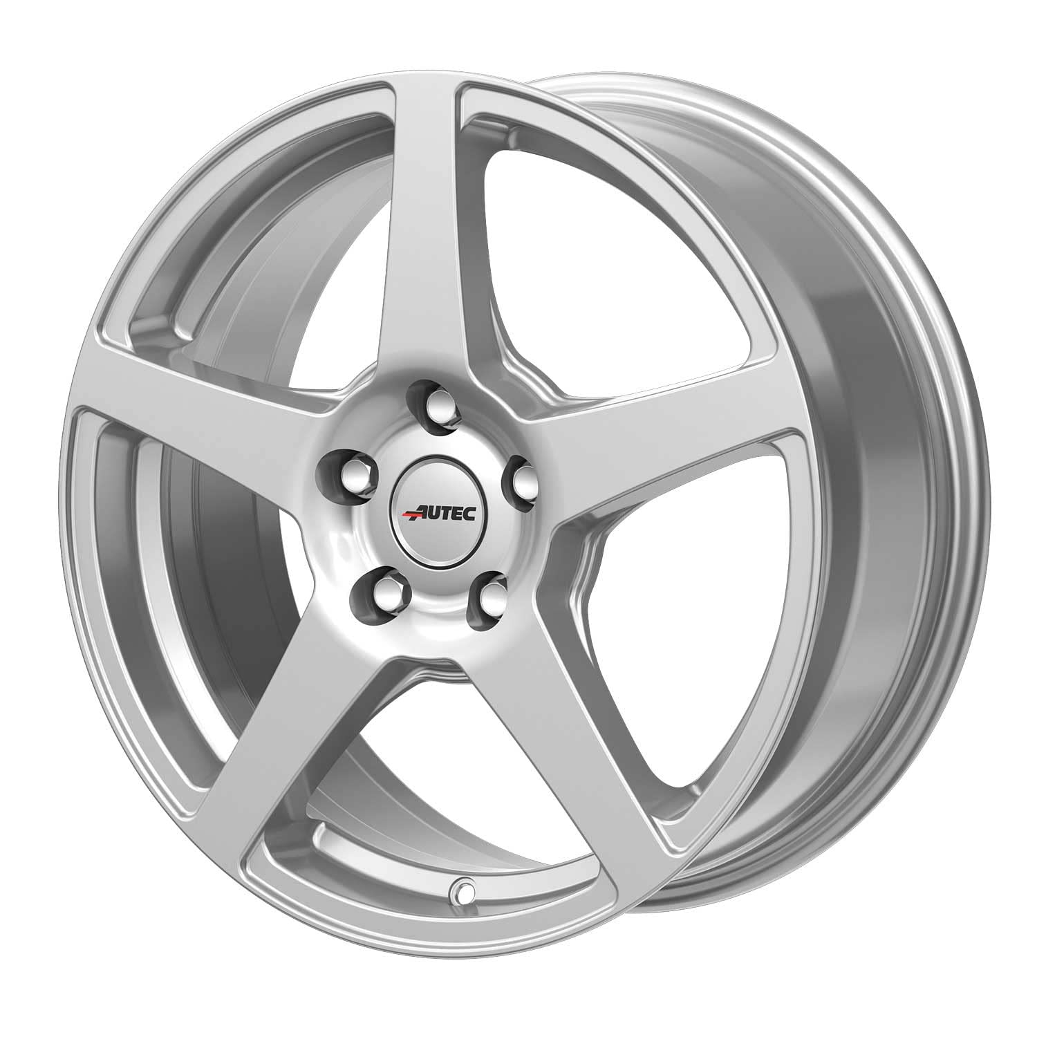 4x Llantas AUTEC VALEA 7.0x17 ET45 4x100 Brillantsilber