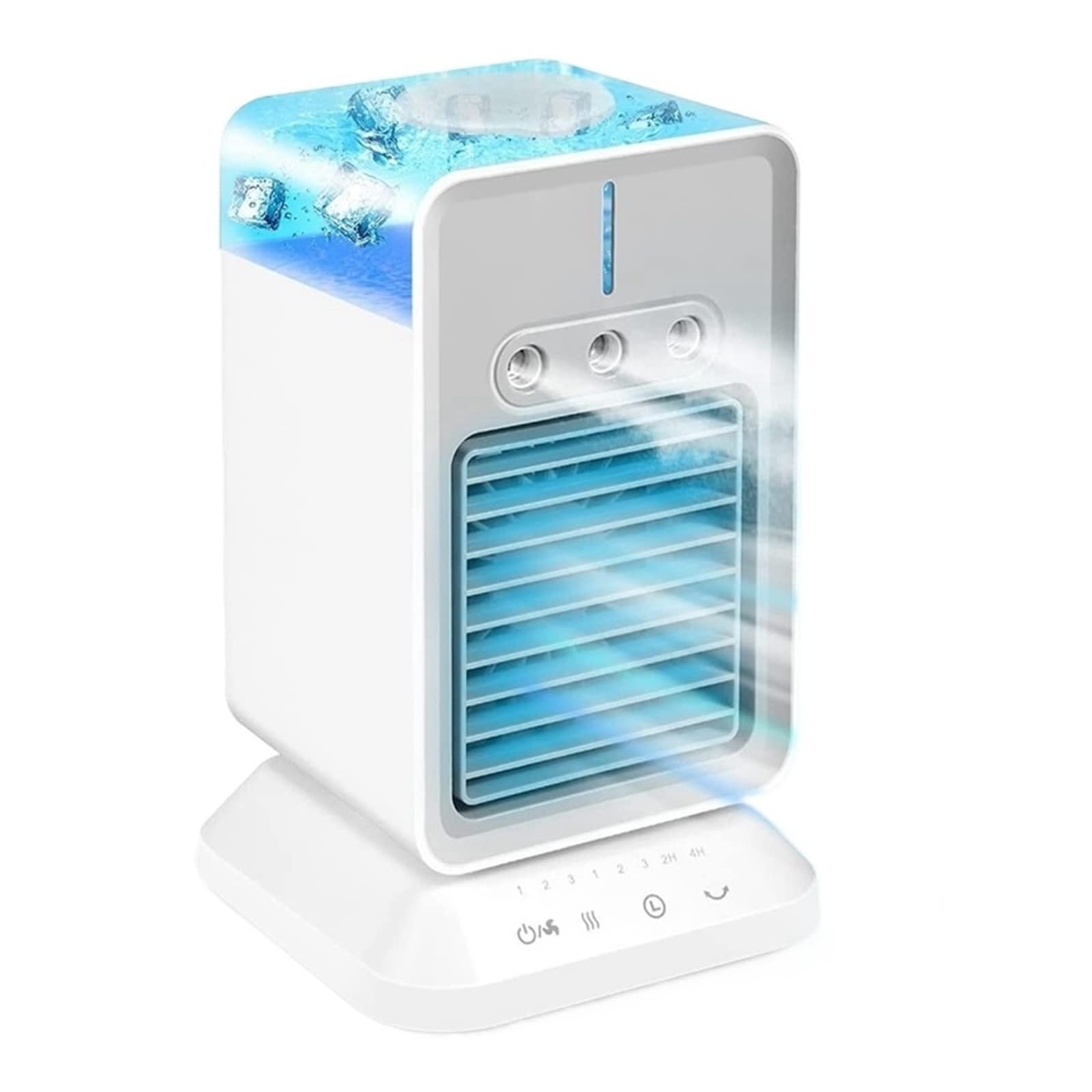 Personal Air Conditioner,Portable Evaporative Cooler Fan Timing ; Oscillation Function Humidifier For Home Outdoor Airflow Comfort Refreshing Breeze