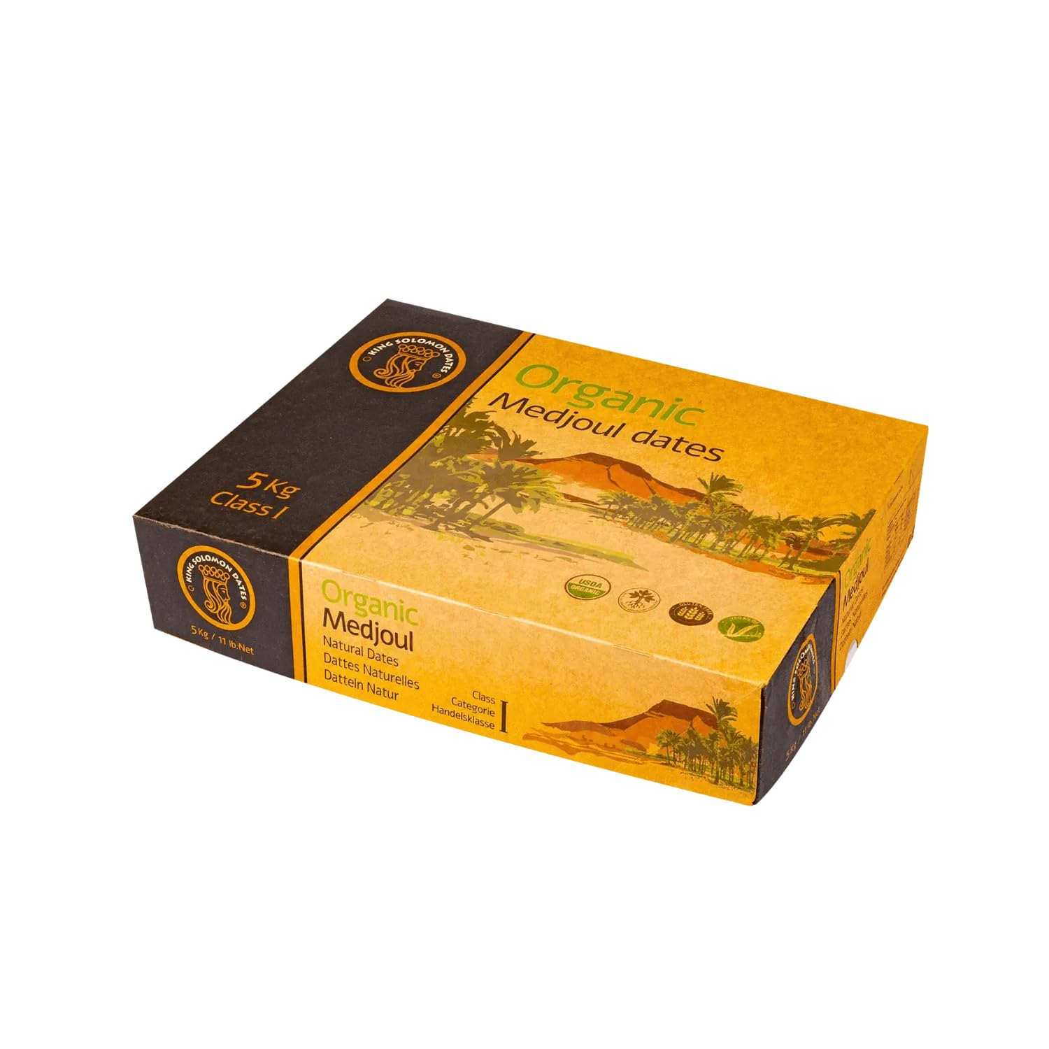 Bremer Gewürzhandel BIO Medjool Datteln, getrocknet, ganz, Trockenfrüchte ohne Zuckerzusatz & ungeschwefelt, 5kg Karton