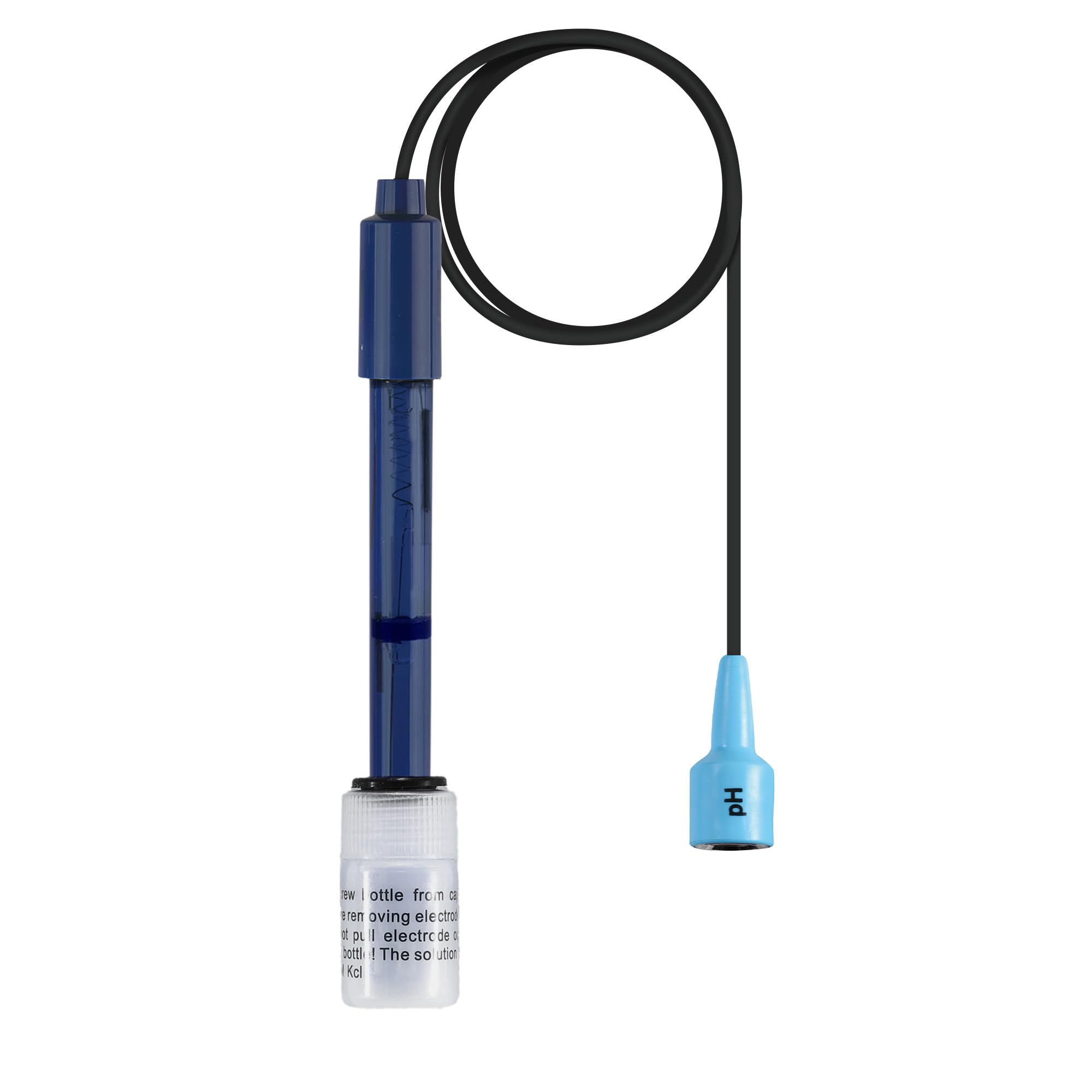 Apera Instruments 203DJ-C Électrode pH longue durée avec double connexion en céramique en ligne, sonde de pH pour surveillance continue des solutions d'eau générales ou mesures en laboratoire avec