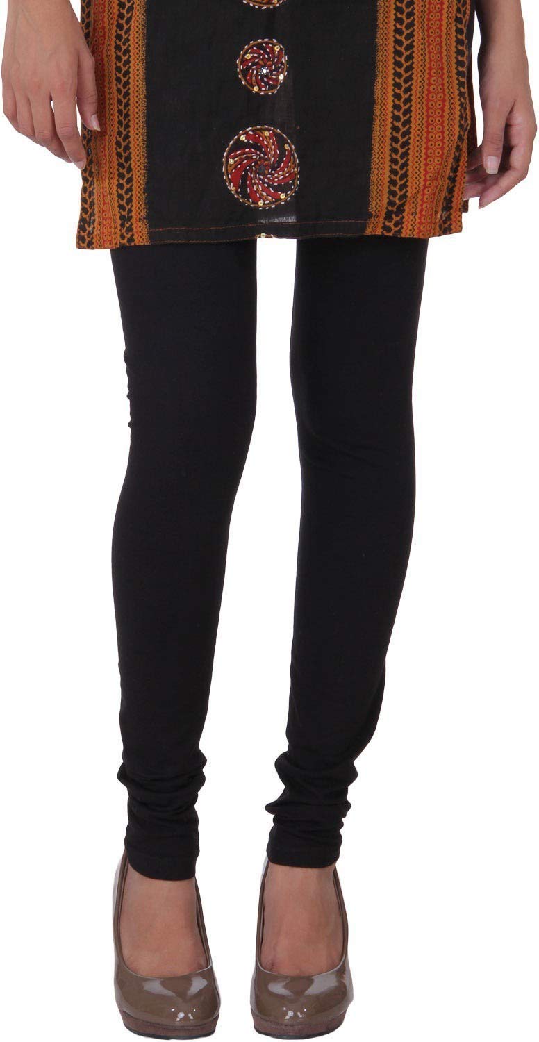 Tillu Pillu Ultra-Soft Cotton Churidar Solid Regular Slim Fit Leggings for Women’s and Girls (S, M, L, XL, 2XL)
