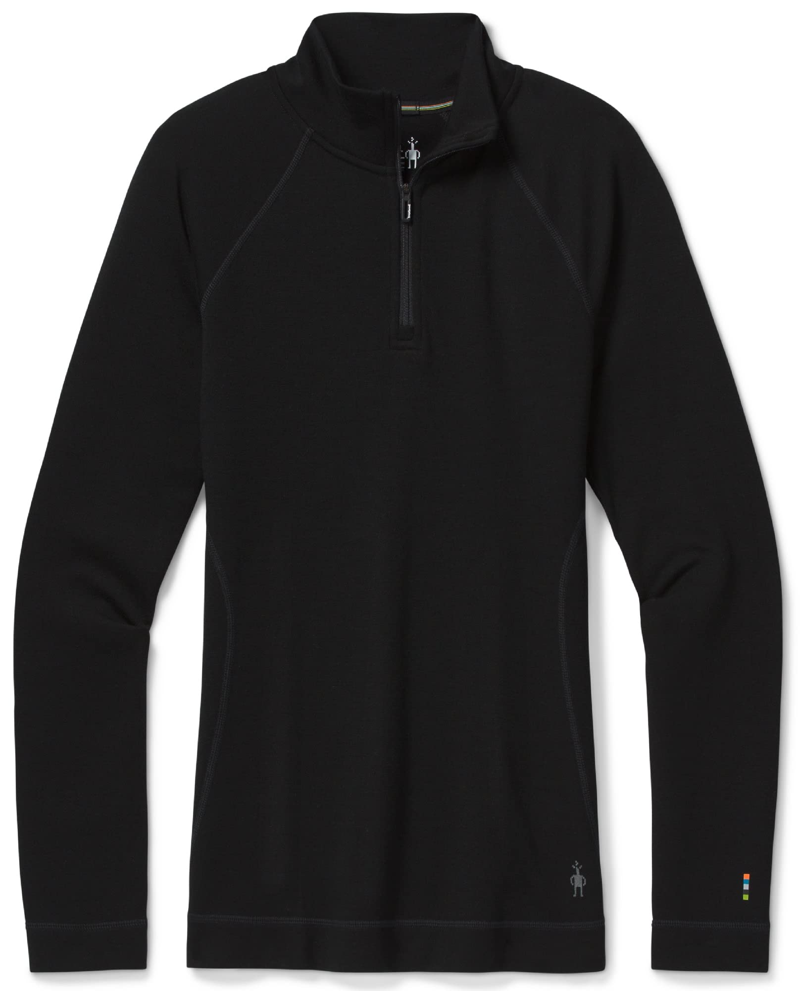 Smartwool Women's Black Classic Thermal Merino Base Layer 1/4 Zip: : Medium