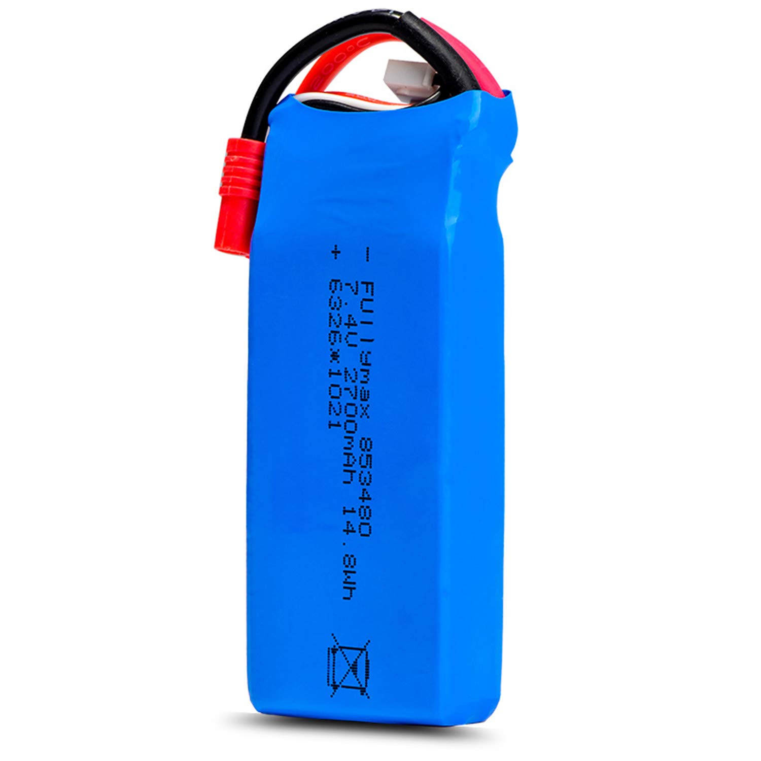Batterie Li-polymère 7.4V 2700mAh Pour Drone Syma X8C / X8W / X8G Et Voiture RC 12428