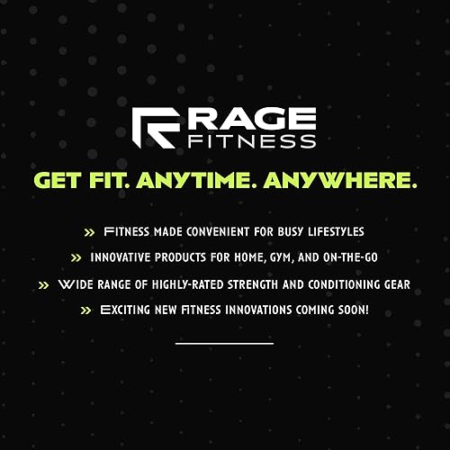 Miniatura 7 de Rage Fitness Dumbbell Hand Weight (Sold in Pairs), PVC Coated, Texturized Rubber Exercise & Fitness Dumbbell for Home Gym Equipment Workouts