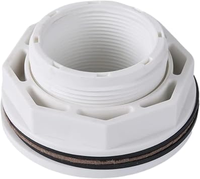 TonGass 1-Pack 1 1/2" Above Ground Pool Inlet Return Fitting with Locknut Gasket Famale Inlet Pipe FIP Thread Exact Replacement for Hayward SP1023 Swimming Pool Replacement Inlets Return Fitting