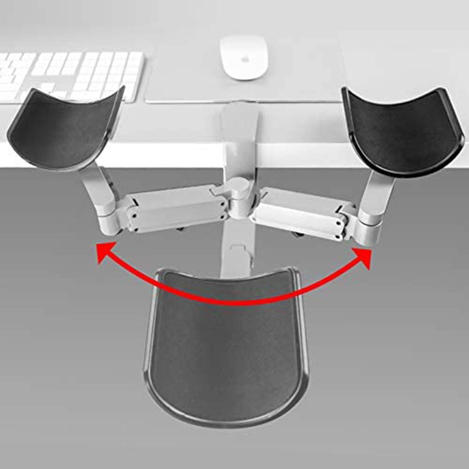 Reposabrazos de muñeca Ajustable, Soporte de Brazo de Ordenador ergonómico de aleación de Aluminio,Soporte