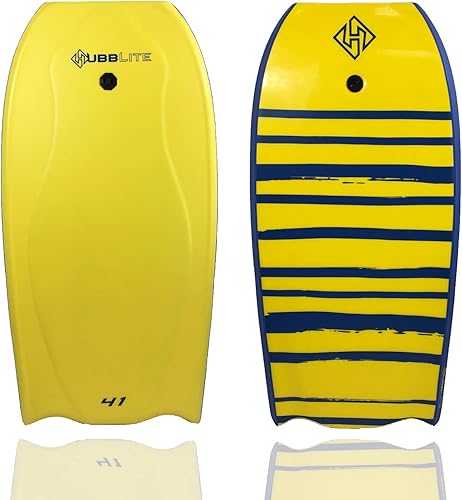 Hubboards Bodyboard Hubb Lite Poliestireno (EPS) - AmarilloAzulAmarillo - 39 pulgadas