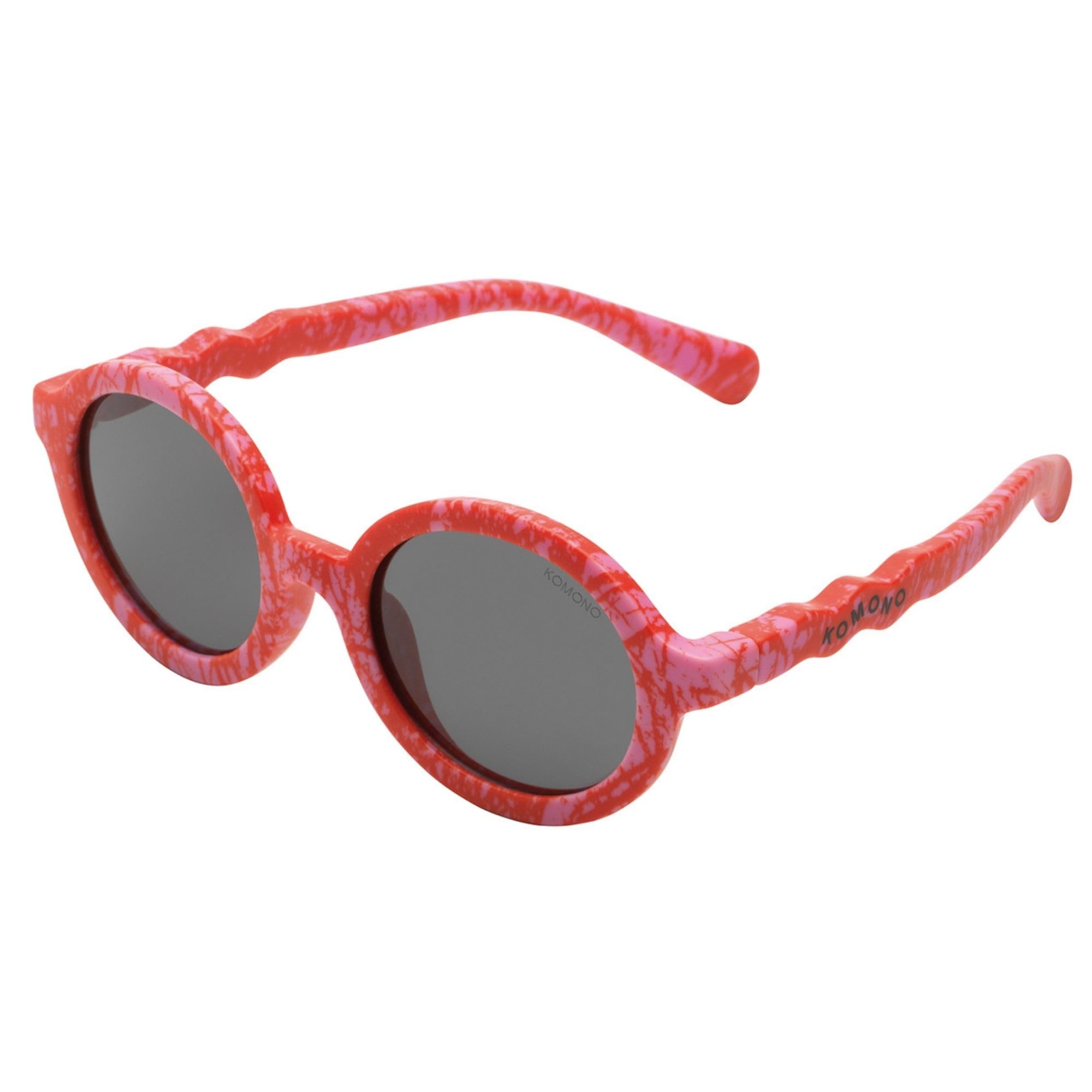 KOMONO Lele JR. Kinder-Runde Sonnenbrille mit UV-Schutz und kratzfesten Gläsern, Für Babys, Kleinkinder, Unisex Mädchen und Jungen im Alter von 1-2
