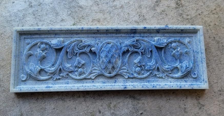 Miniatura 5 de Ornamental filigree rectangle #2 Silicone candybar chocolate mold, resin, fondant, wax and more. (random color) (X-Large)