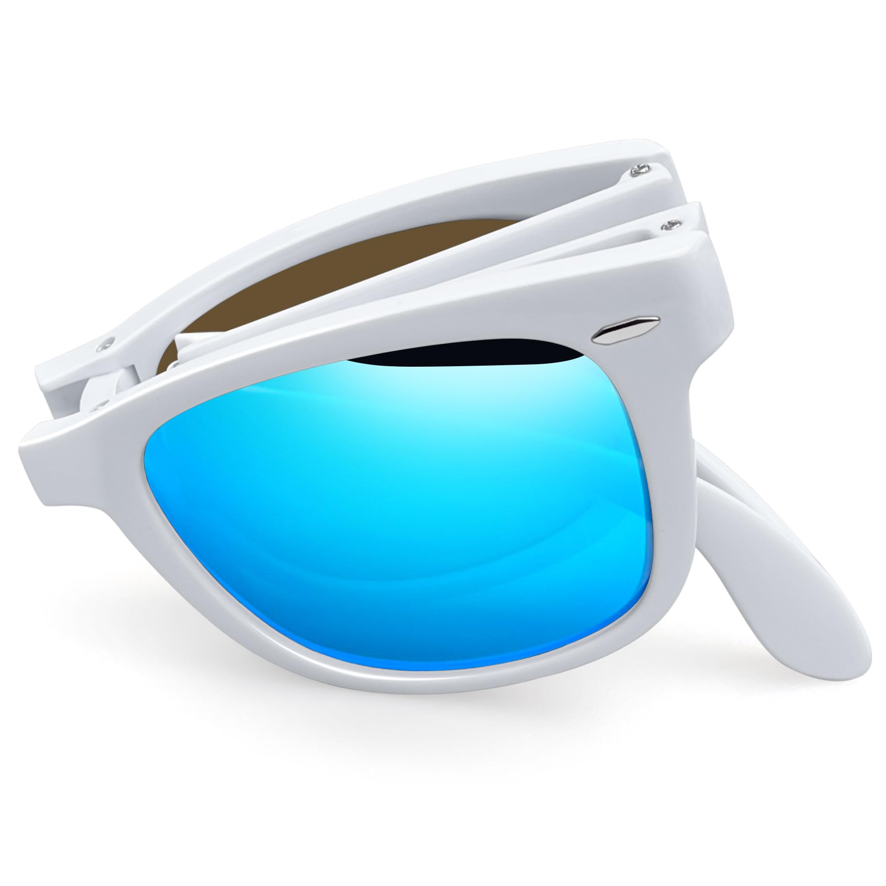 Joopin Occhiali da Sole da Uomo Donna Polarizzati Protezione UV400 Vintage Classici Rettangolari Occhiali da Guida, Unisex - Adulto