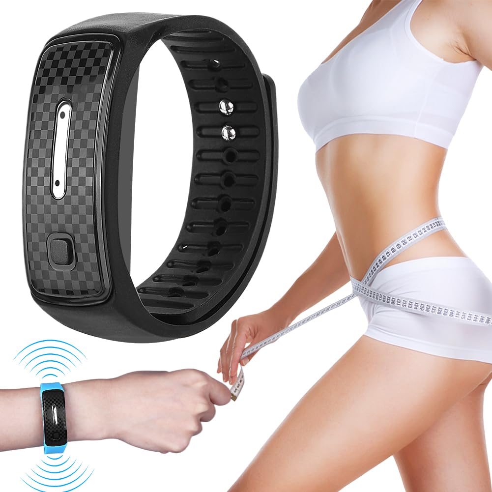JOSFIT Ultrasonic Weight Loss Wristband, JOSFIT Ultrasonic Fat Blasting and Detoxing Wristband, Matteo Ultrasonic Body Shape Wristband Pro, JOSFLT Ultrasonic Bracelets for Women Men (Black) — image 1