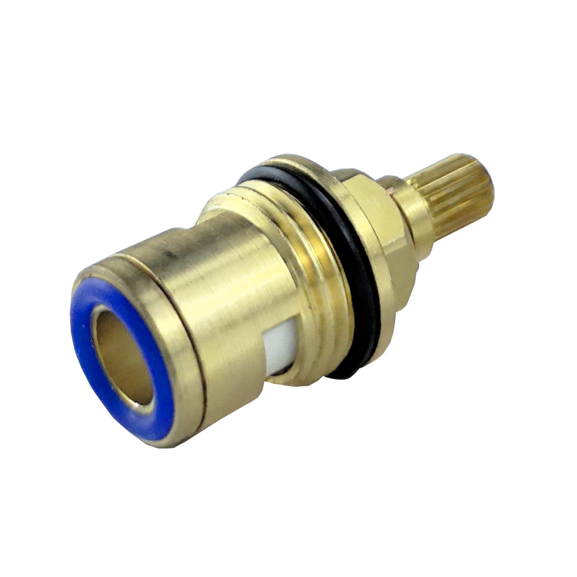 Haiba Replacement Brass Ceramic Disc Tap Valve Insert Gland Cartridge Quarter Turn 1/2" for Bathroom Kitchen Tap (Cold) 25PM-C