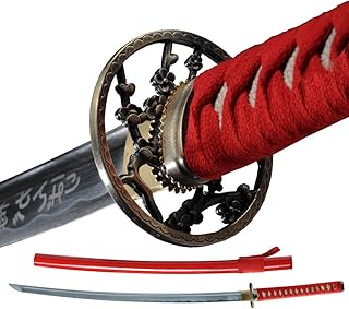 Samurai Katana Warrior Sharp Sword 1060 High Carbon Steel Full Tang Japanese Hand Forge Scabbard
